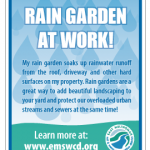 rain garden sign
