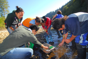 Students at Outdoor School - photo courtesy of MESD Outdoor School