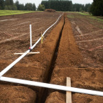 setting up irrigation