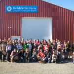 NIFT Tour group outside the Headwaters Farm barn